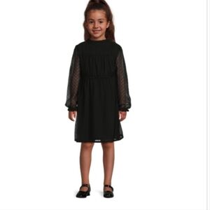 Wonder Nation Girls Chiffon Peasant Dress size M-7-8